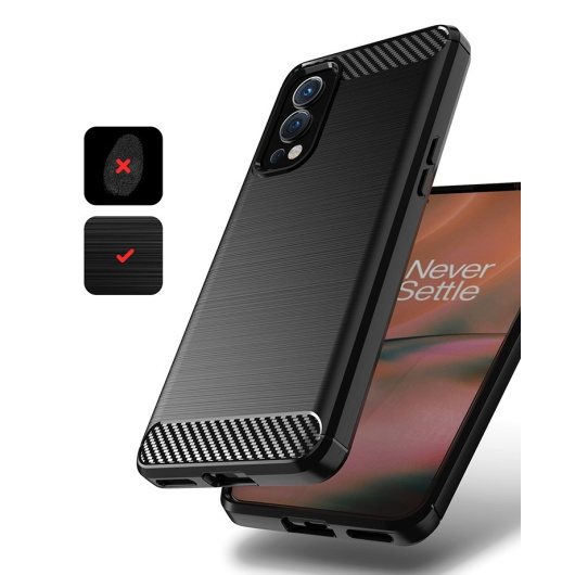 Защитный чехол Carbon для OnePlus Nord 2 5G Черный