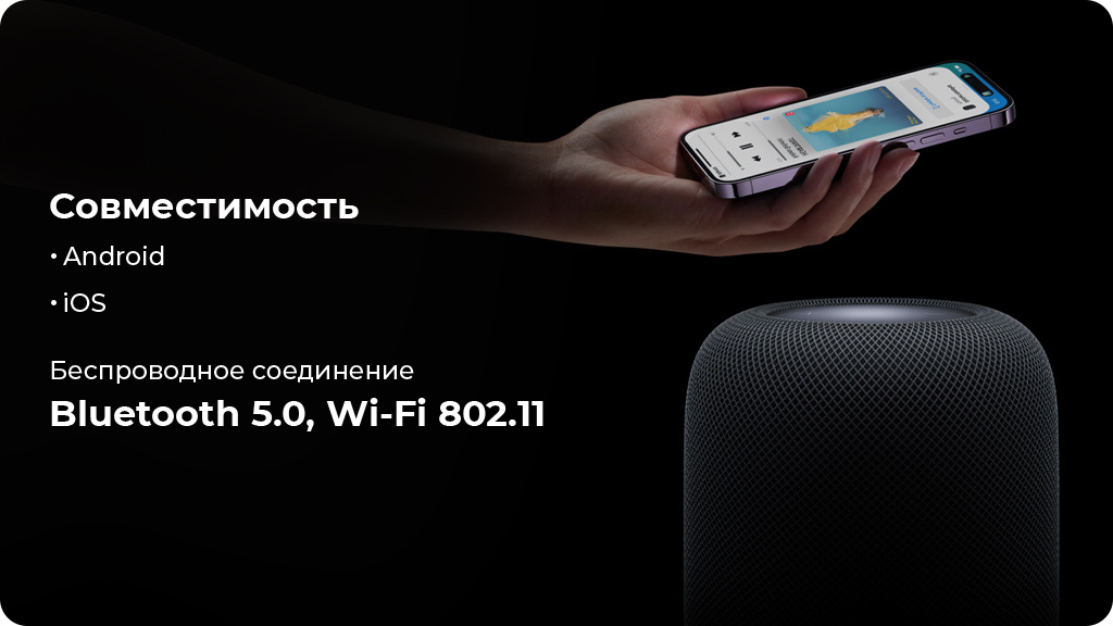 Умная колонка Apple HomePod 2nd generation черная