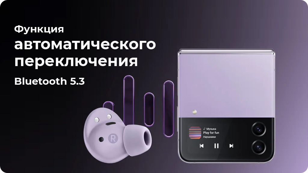 Беспроводные наушники Samsung Galaxy Buds2 Pro, bora purple