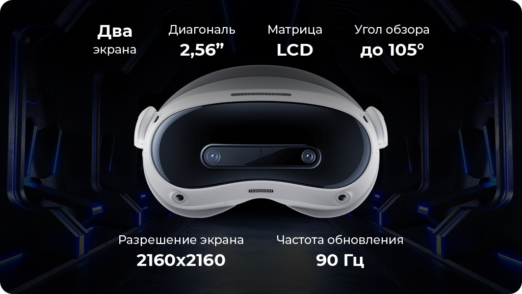 Шлем виртуальной реальности PICO 4 Ultra - 256 GB